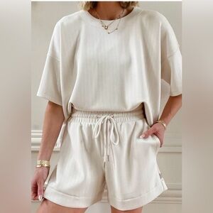 Ribbed Scuba Short and Top Set